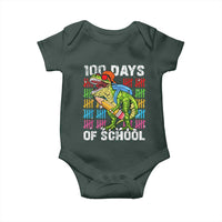 100th Day Of School Baby Onesie 100 Days Dino Dinosaur