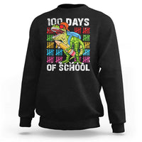 100th Day Of School Sweatshirt 100 Days Dino Dinosaur