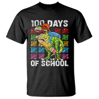 100th Day Of School T Shirt 100 Days Dino Dinosaur