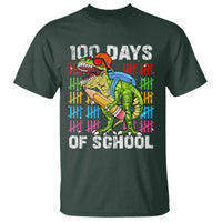 100th Day Of School T Shirt 100 Days Dino Dinosaur