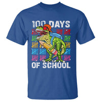 100th Day Of School T Shirt 100 Days Dino Dinosaur