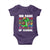 100 Days of School 100th Day Dino Baby Onesie Trex Dino Skateboard Skateboarding Boys Gift
