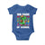 100 Days of School 100th Day Dino Baby Onesie Trex Dino Skateboard Skateboarding Boys Gift