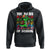 100 Days of School 100th Day Dino Hoodie Trex Dino Skateboard Skateboarding Boys Gift