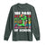 100 Days of School 100th Day Dino Long Sleeve Shirt Trex Dino Skateboard Skateboarding Boys Gift