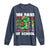 100 Days of School 100th Day Dino Long Sleeve Shirt Trex Dino Skateboard Skateboarding Boys Gift