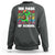 100 Days of School 100th Day Dino Sweatshirt Trex Dino Skateboard Skateboarding Boys Gift - Wonder Print Shop
