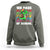 100 Days of School 100th Day Dino Sweatshirt Trex Dino Skateboard Skateboarding Boys Gift - Wonder Print Shop
