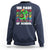 100 Days of School 100th Day Dino Sweatshirt Trex Dino Skateboard Skateboarding Boys Gift - Wonder Print Shop