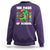 100 Days of School 100th Day Dino Sweatshirt Trex Dino Skateboard Skateboarding Boys Gift - Wonder Print Shop