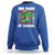 100 Days of School 100th Day Dino Sweatshirt Trex Dino Skateboard Skateboarding Boys Gift - Wonder Print Shop
