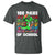 100 Days of School 100th Day Dino T Shirt Trex Dino Skateboard Skateboarding Boys Gift - Wonder Print Shop