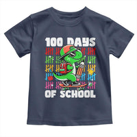 100 Days of School 100th Day Dino Toddler T Shirt Trex Dino Skateboard Skateboarding Boys Gift