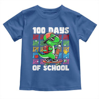 100 Days of School 100th Day Dino Toddler T Shirt Trex Dino Skateboard Skateboarding Boys Gift