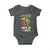Ready To Crush 100 Days Of School Baby Onesie T Rex Dinosaur Boys