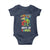 Ready To Crush 100 Days Of School Baby Onesie T Rex Dinosaur Boys