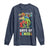 Ready To Crush 100 Days Of School Long Sleeve Shirt T Rex Dinosaur Boys
