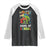 Ready To Crush 100 Days Of School Raglan Shirt T Rex Dinosaur Boys