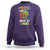 Ready To Crush 100 Days Of School Sweatshirt T Rex Dinosaur Boys - Wonder Print Shop