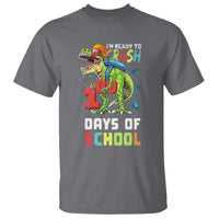 Ready To Crush 100 Days Of School T Shirt T Rex Dinosaur Boys - Wonder Print Shop