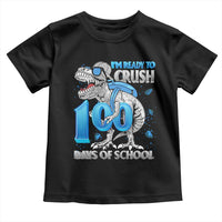 100 Days Of School Dinosaur Toddler T Shirt Trex 100th Day of School Boy Gifts