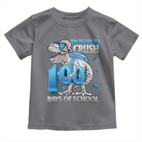 100 Days Of School Dinosaur Toddler T Shirt Trex 100th Day of School Boy Gifts