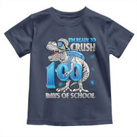 100 Days Of School Dinosaur Toddler T Shirt Trex 100th Day of School Boy Gifts