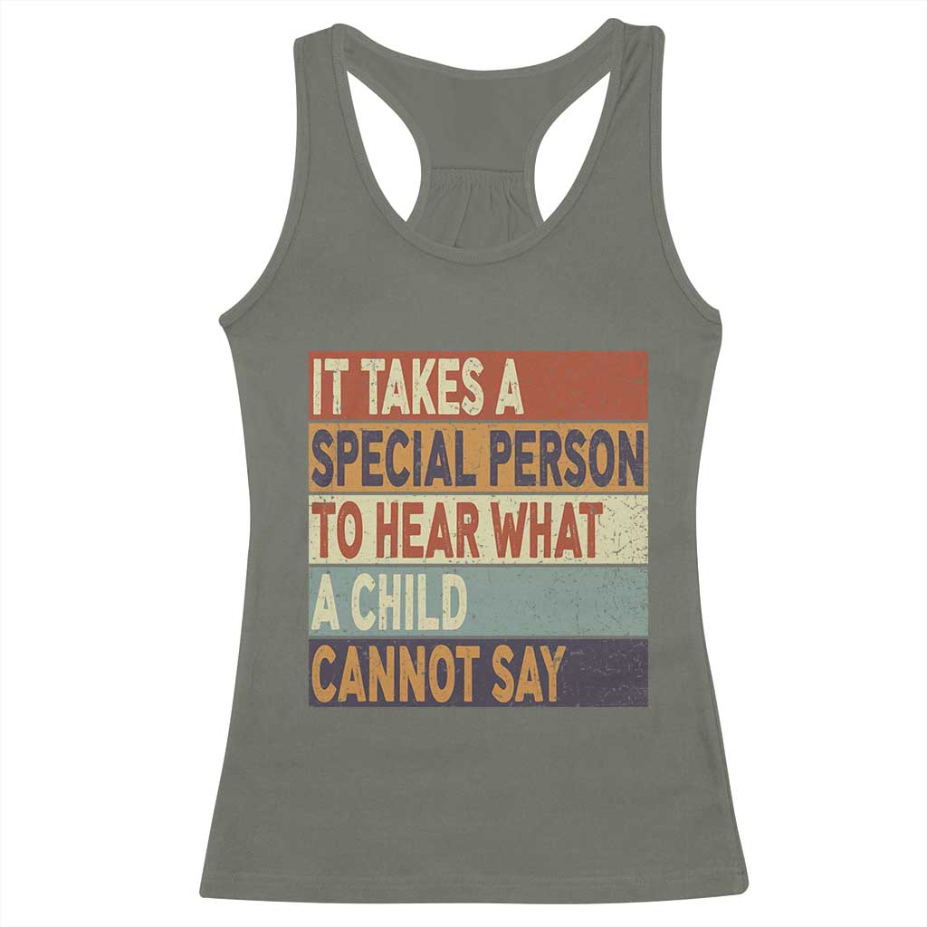 Special Education Teacher Racerback Tank Top Inspirational SPED Teachers Autism