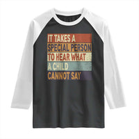 Special Education Teacher Raglan Shirt Inspirational SPED Teachers Autism