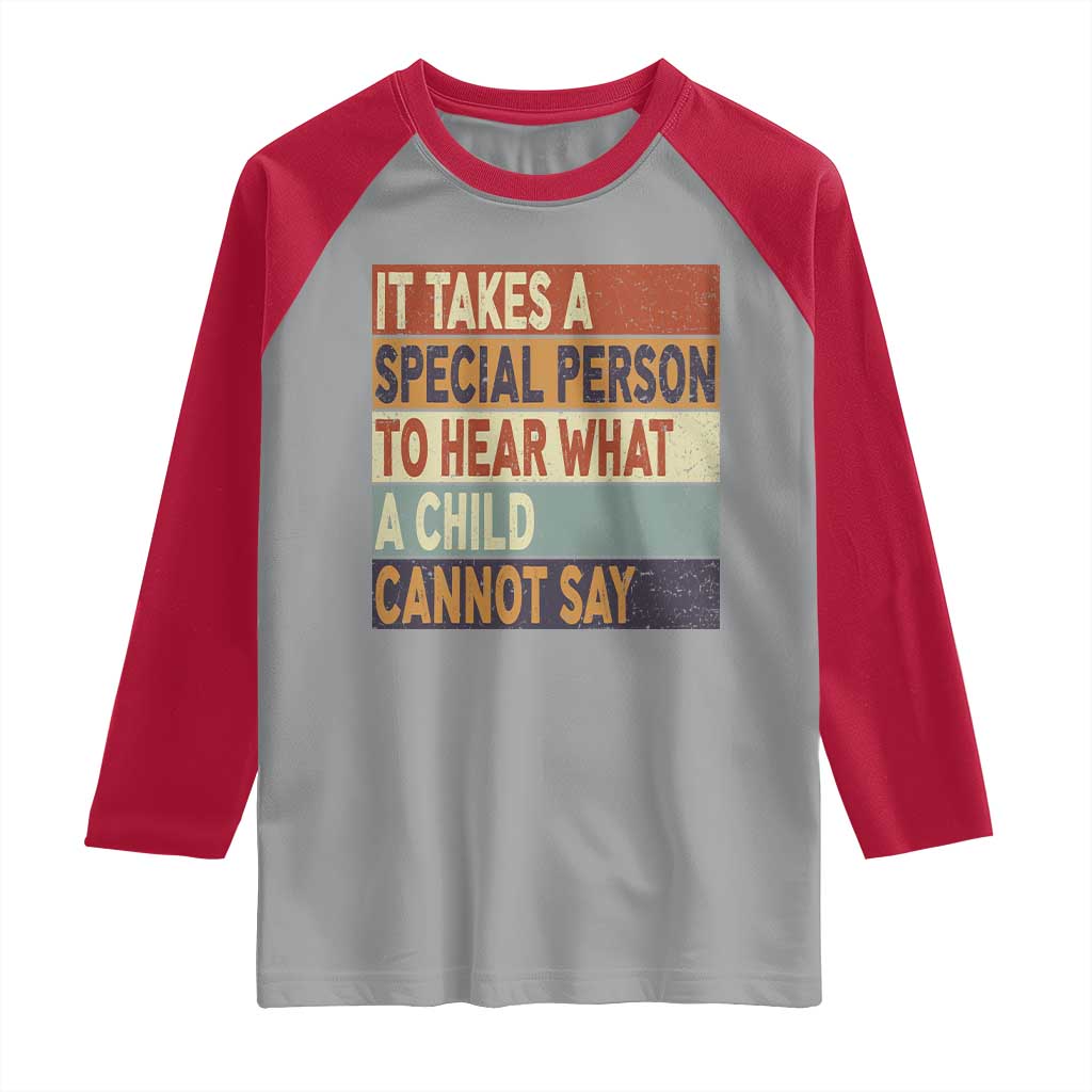 Special Education Teacher Raglan Shirt Inspirational SPED Teachers Autism