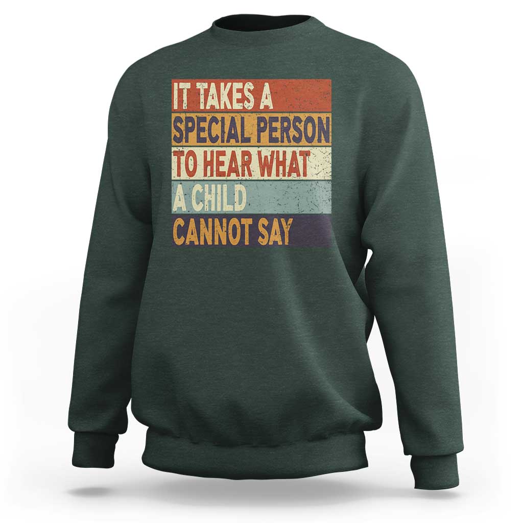 Special Education Teacher Sweatshirt Inspirational SPED Teachers Autism - Wonder Print Shop