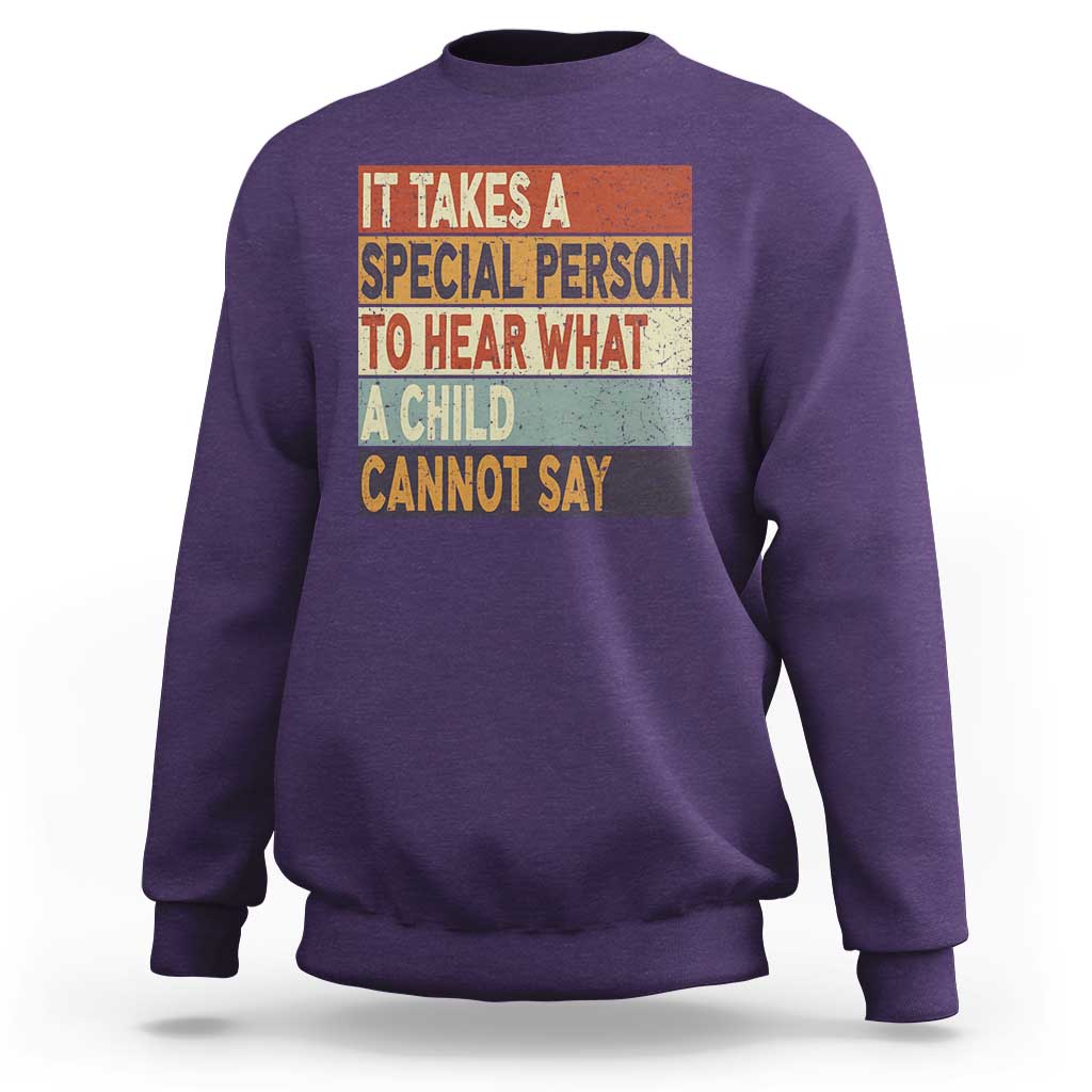 Special Education Teacher Sweatshirt Inspirational SPED Teachers Autism - Wonder Print Shop