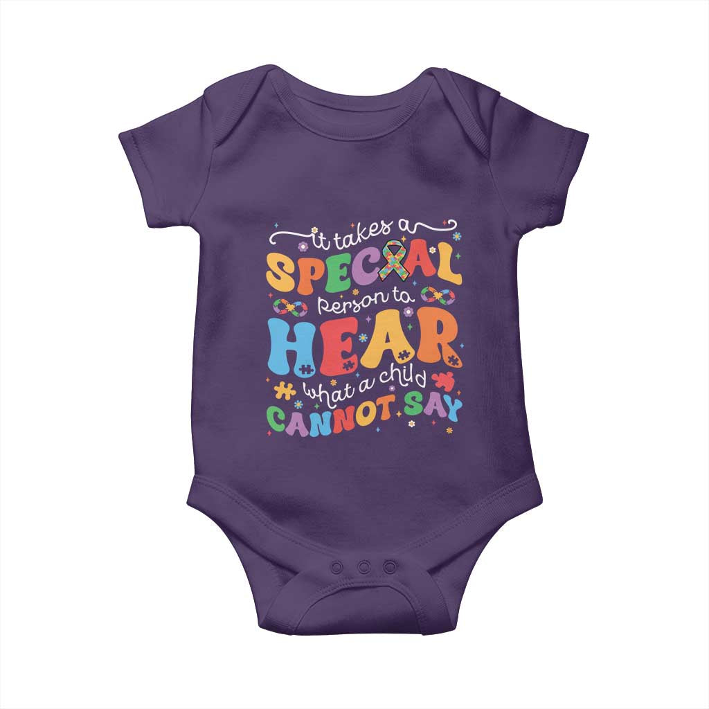 Special Education Teacher Baby Onesie Inspirational SPED Teachers Autism A Special Person