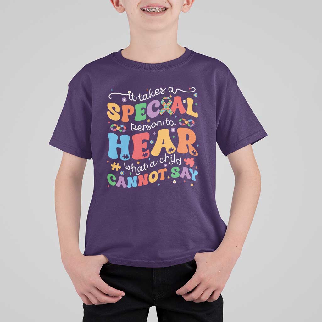 Special Education Teacher T Shirt For Kid Inspirational SPED Teachers Autism A Special Person - Wonder Print Shop