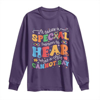 Special Education Teacher Long Sleeve Shirt Inspirational SPED Teachers Autism A Special Person