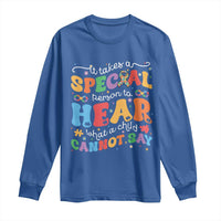Special Education Teacher Long Sleeve Shirt Inspirational SPED Teachers Autism A Special Person