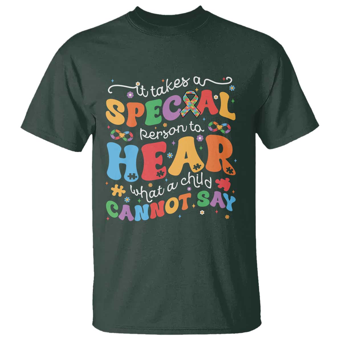 Special Education Teacher T Shirt Inspirational SPED Teachers Autism A Special Person - Wonder Print Shop