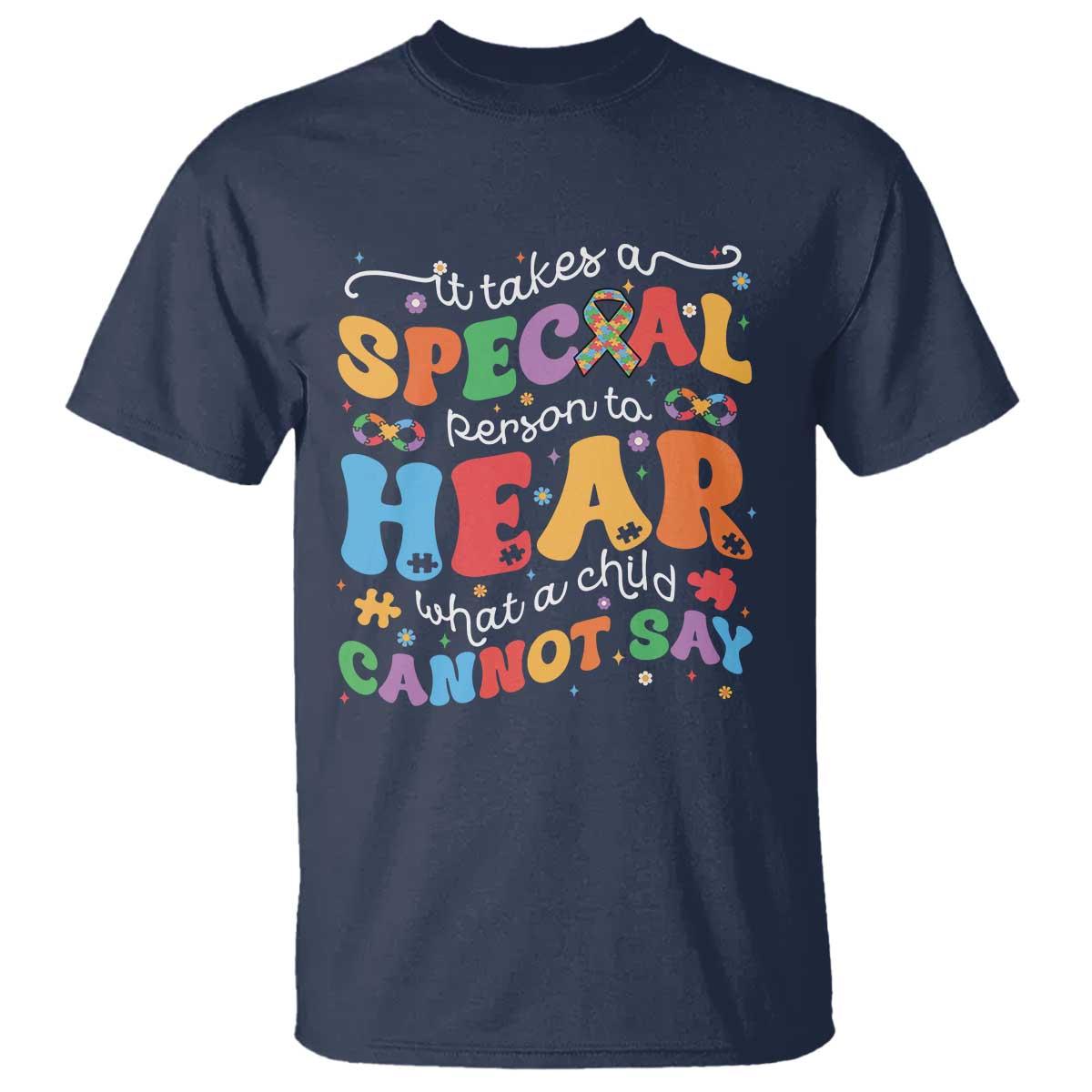 Special Education Teacher T Shirt Inspirational SPED Teachers Autism A Special Person - Wonder Print Shop