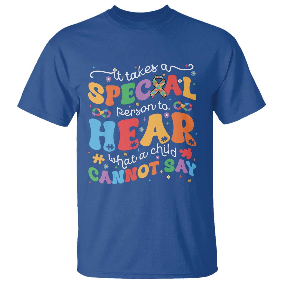 Special Education Teacher T Shirt Inspirational SPED Teachers Autism A Special Person - Wonder Print Shop