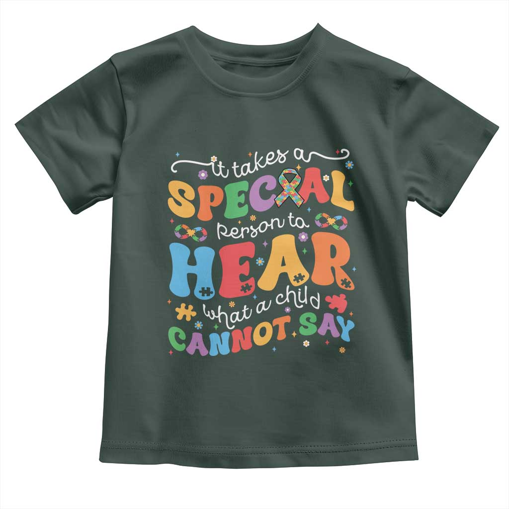 Special Education Teacher Toddler T Shirt Inspirational SPED Teachers Autism A Special Person