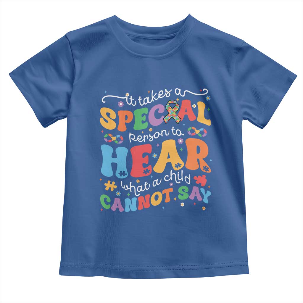 Special Education Teacher Toddler T Shirt Inspirational SPED Teachers Autism A Special Person