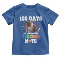 100th Day Of School Toddler T Shirt Driving My Teacher Nuts Dabbing Squirrel 100 Days