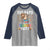 100 Days Of School Raglan Shirt 100th Day Driving My Teacher Nuts Squirrel School