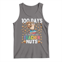 100 Days Of School Tank Top 100th Day Driving My Teacher Nuts Squirrel School