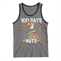 100 Days Of School Tank Top 100th Day Driving My Teacher Nuts Squirrel School