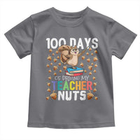 100 Days Of School Toddler T Shirt 100th Day Driving My Teacher Nuts Squirrel School
