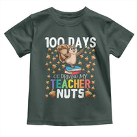 100 Days Of School Toddler T Shirt 100th Day Driving My Teacher Nuts Squirrel School