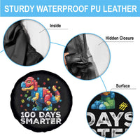 Dinosaur 100 Days Smarter Spare Tire Cover Building Bricks Dinosaur 100th Day Kids