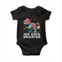 Dinosaur 100 Days Smarter Baby Onesie Building Bricks Dinosaur 100th Day Kids