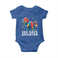 Dinosaur 100 Days Smarter Baby Onesie Building Bricks Dinosaur 100th Day Kids